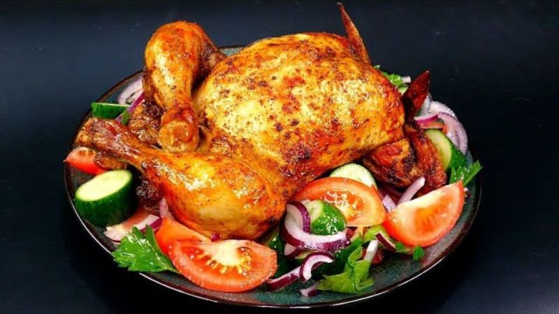 Приготування курки в аерогрилі